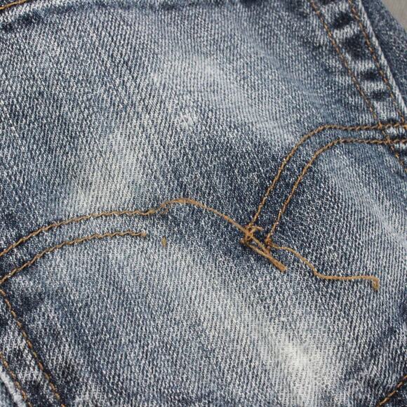 Levi’s 527 Jeans Men’s 33x32 Blue Bootcut Denim Mid Rise Stretch Casual - Picture 10 of 11